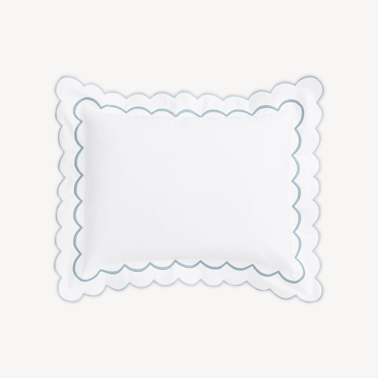 Boudoir Sham of Matouk India Bedding in Pool Color