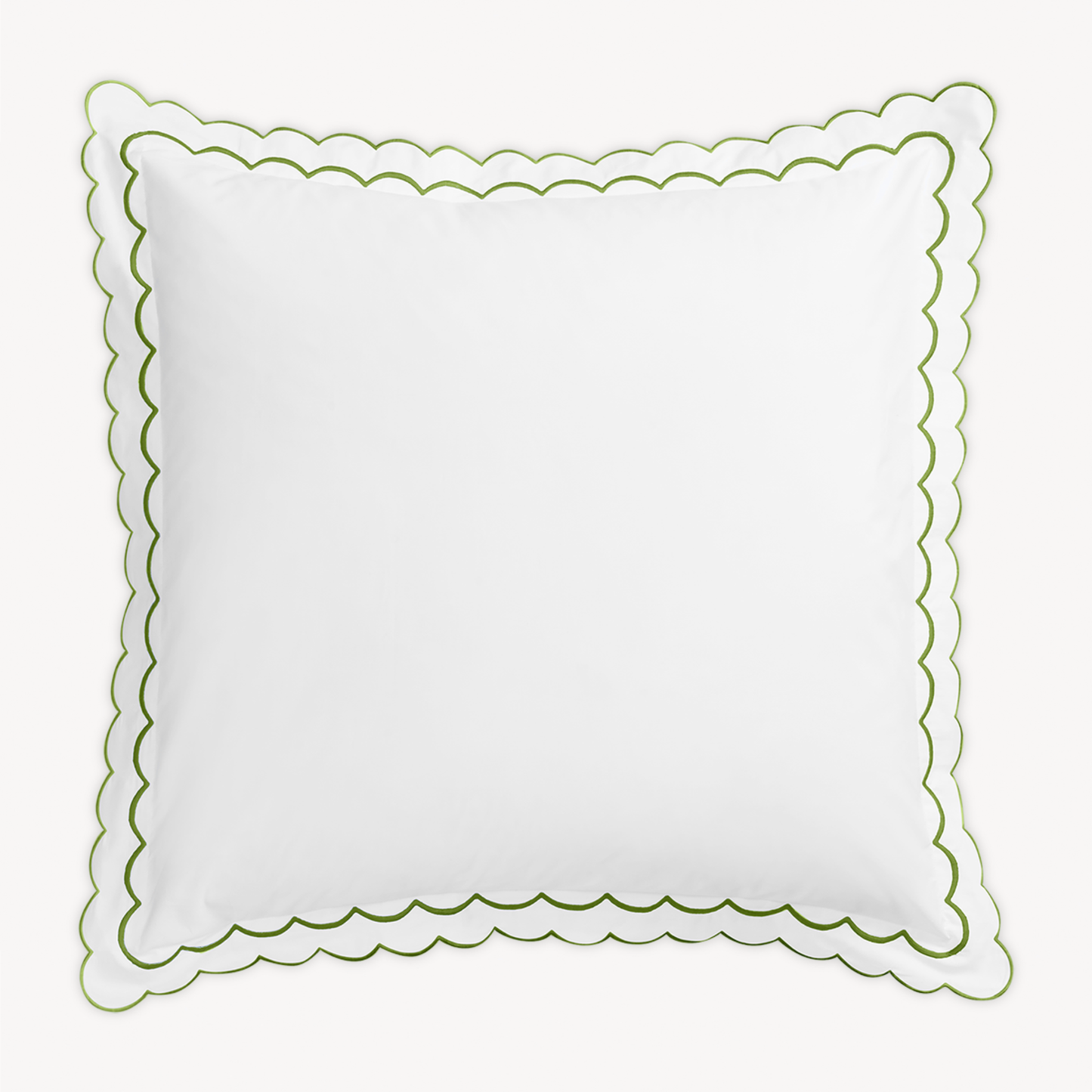 Euro Sham of Matouk India Bedding in Grass Color