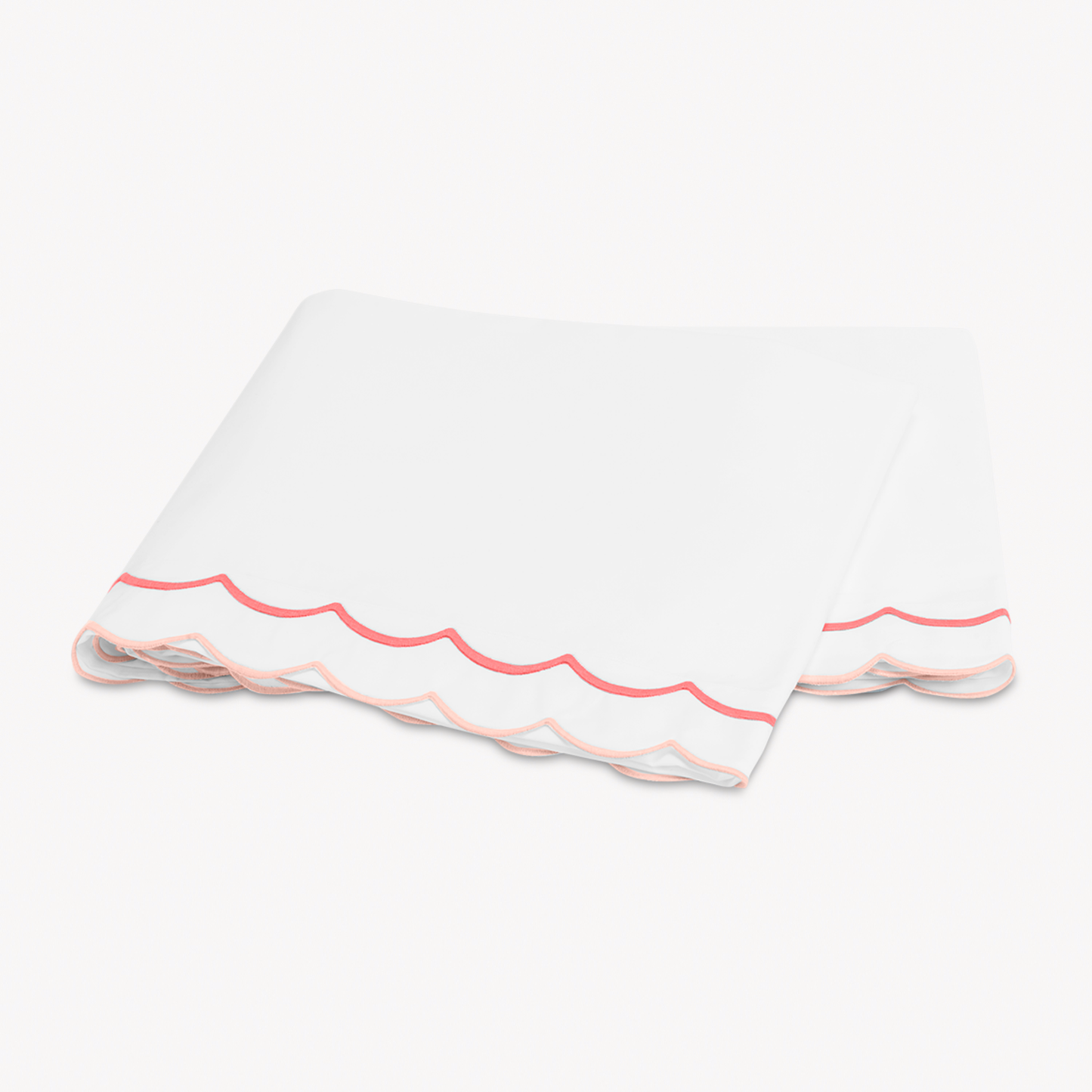 Flat Sheet of Matouk India Bedding in Blush Color