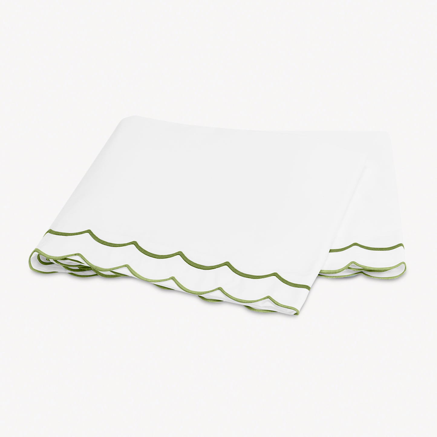 Flat Sheet of Matouk India Bedding in Grass Color