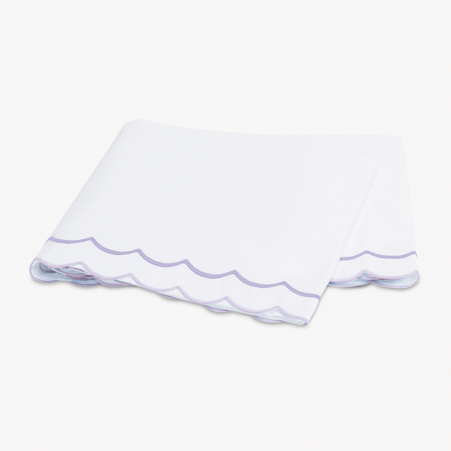 Flat Sheet of Matouk India Bedding in Lilac Color