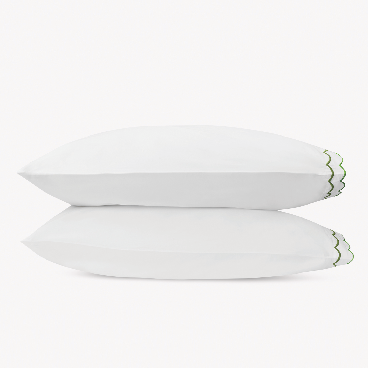 Pair of Pillowcase of Matouk India Bedding in Grass Color