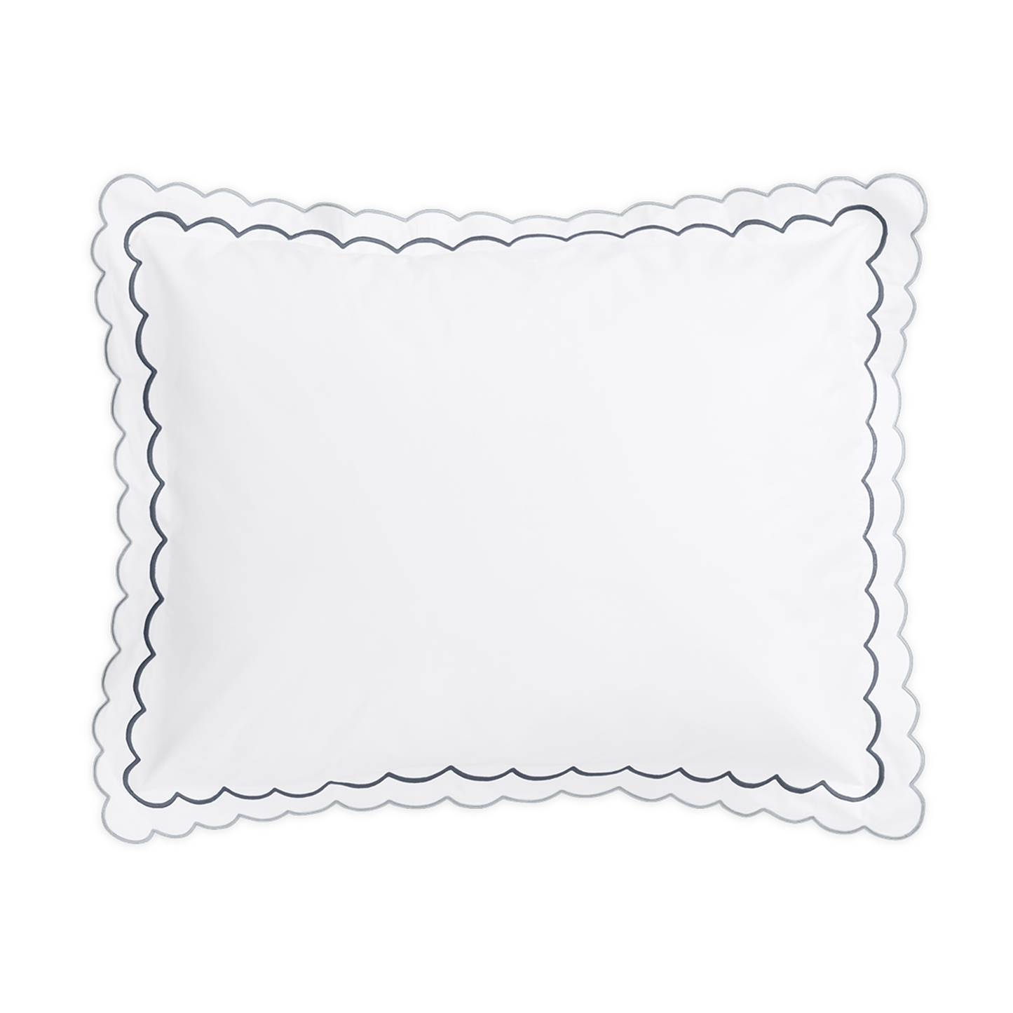 Sham of Matouk India Bedding in Charcoal Color