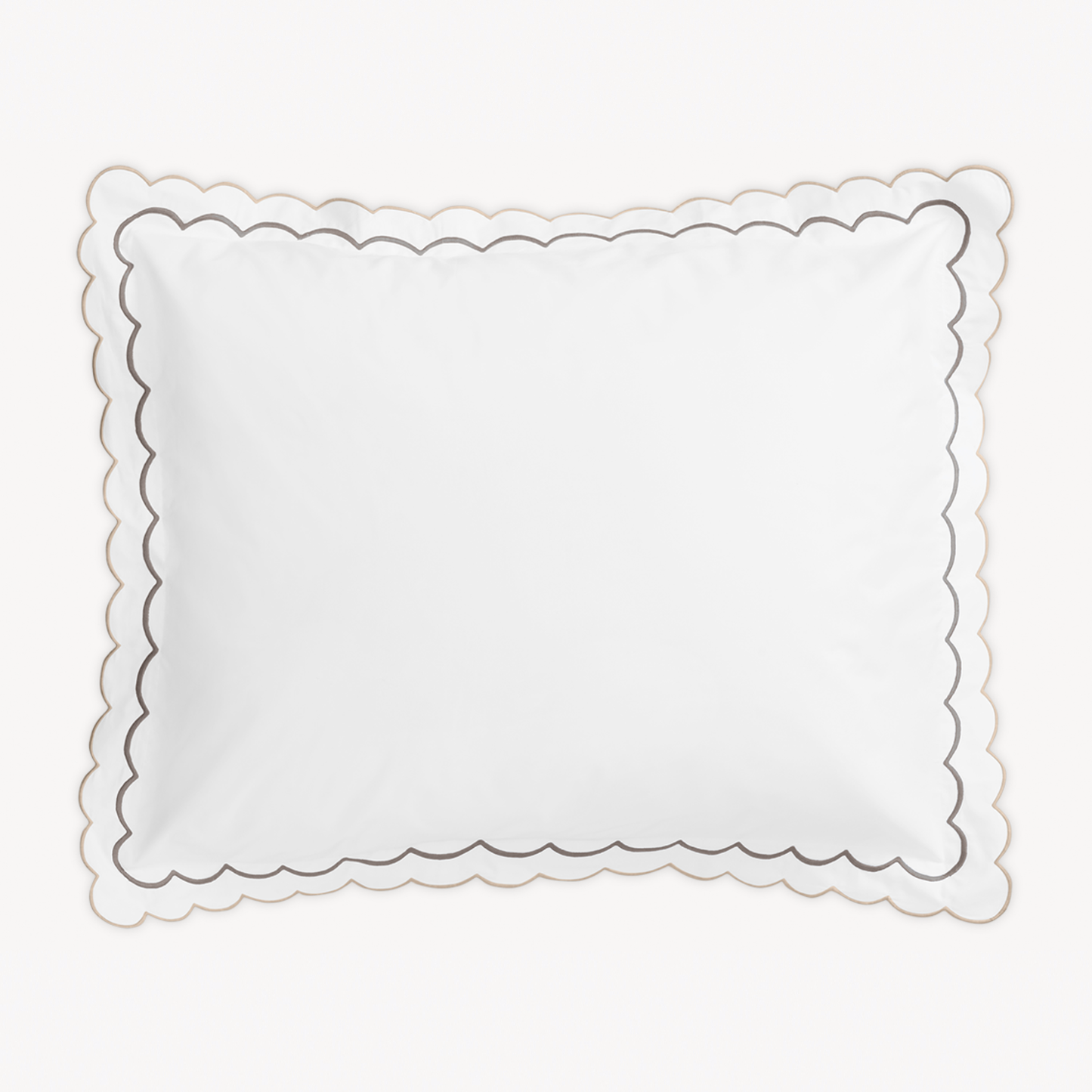 Sham of Matouk India Bedding in Driftwood Color