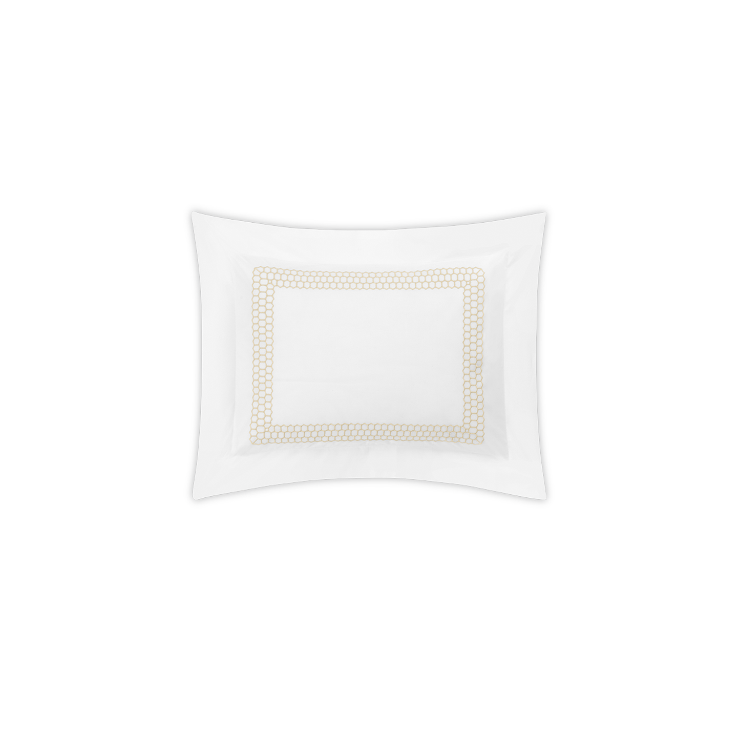 Clear Image of Matouk Liana Bedding Boudoir Sham in Champagne Color
