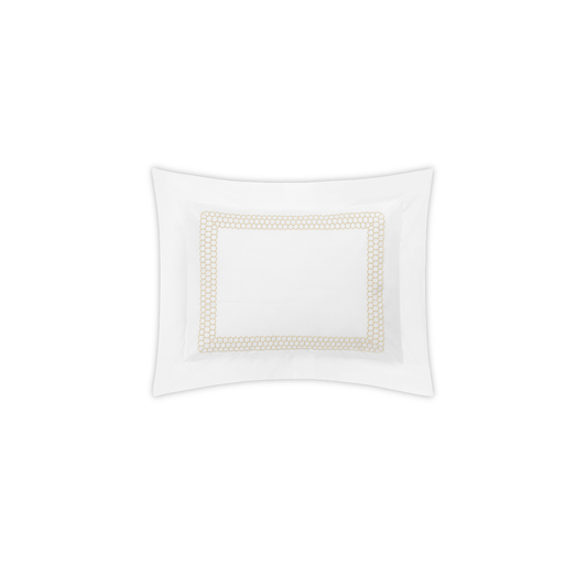 Clear Image of Matouk Liana Bedding Boudoir Sham in Champagne Color