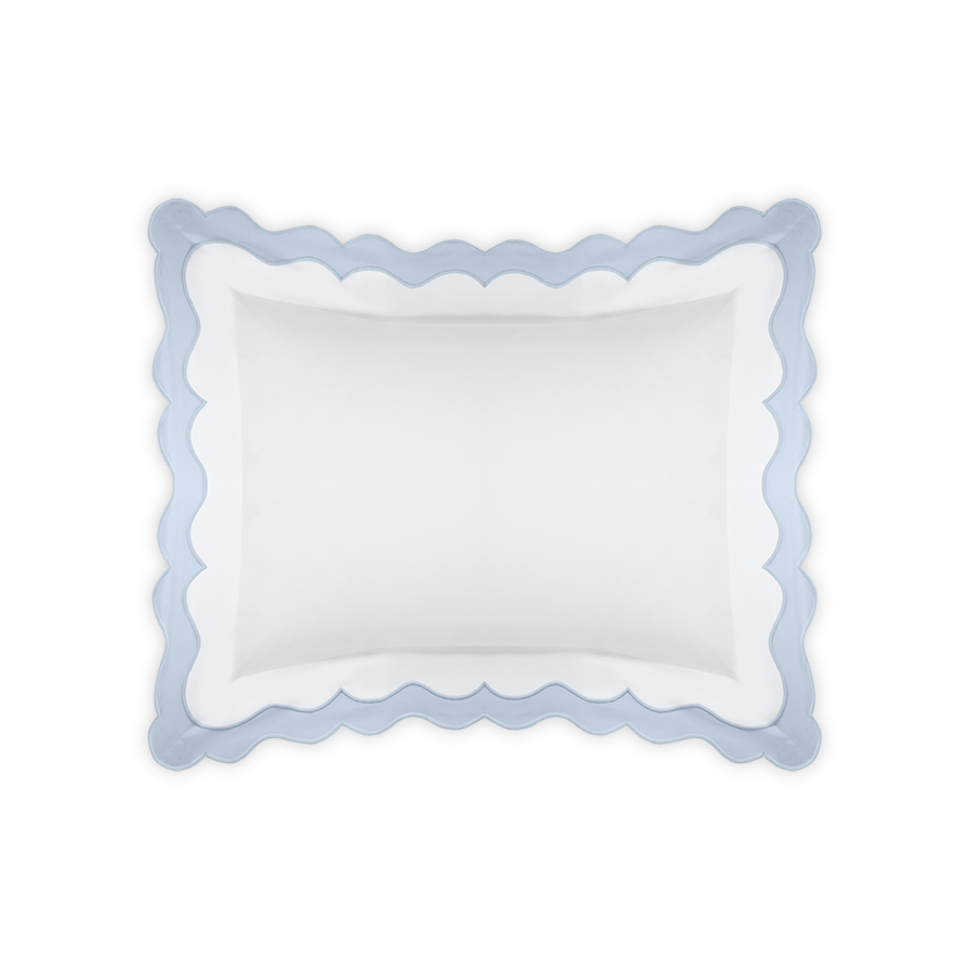 Boudoir Sham of Matouk Lorelei Bedding in Blue Color