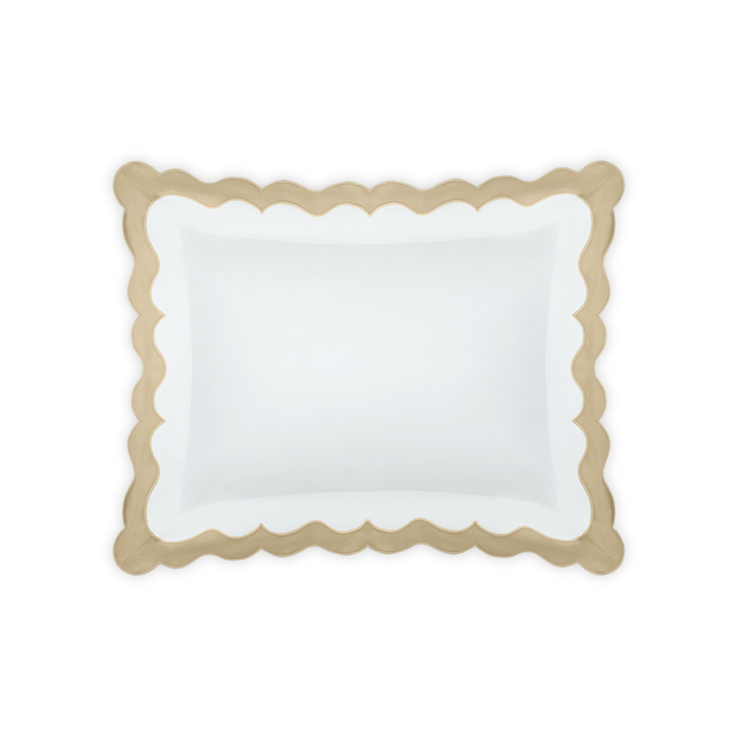 Boudoir Sham of Matouk Lorelei Bedding in Champagne Color
