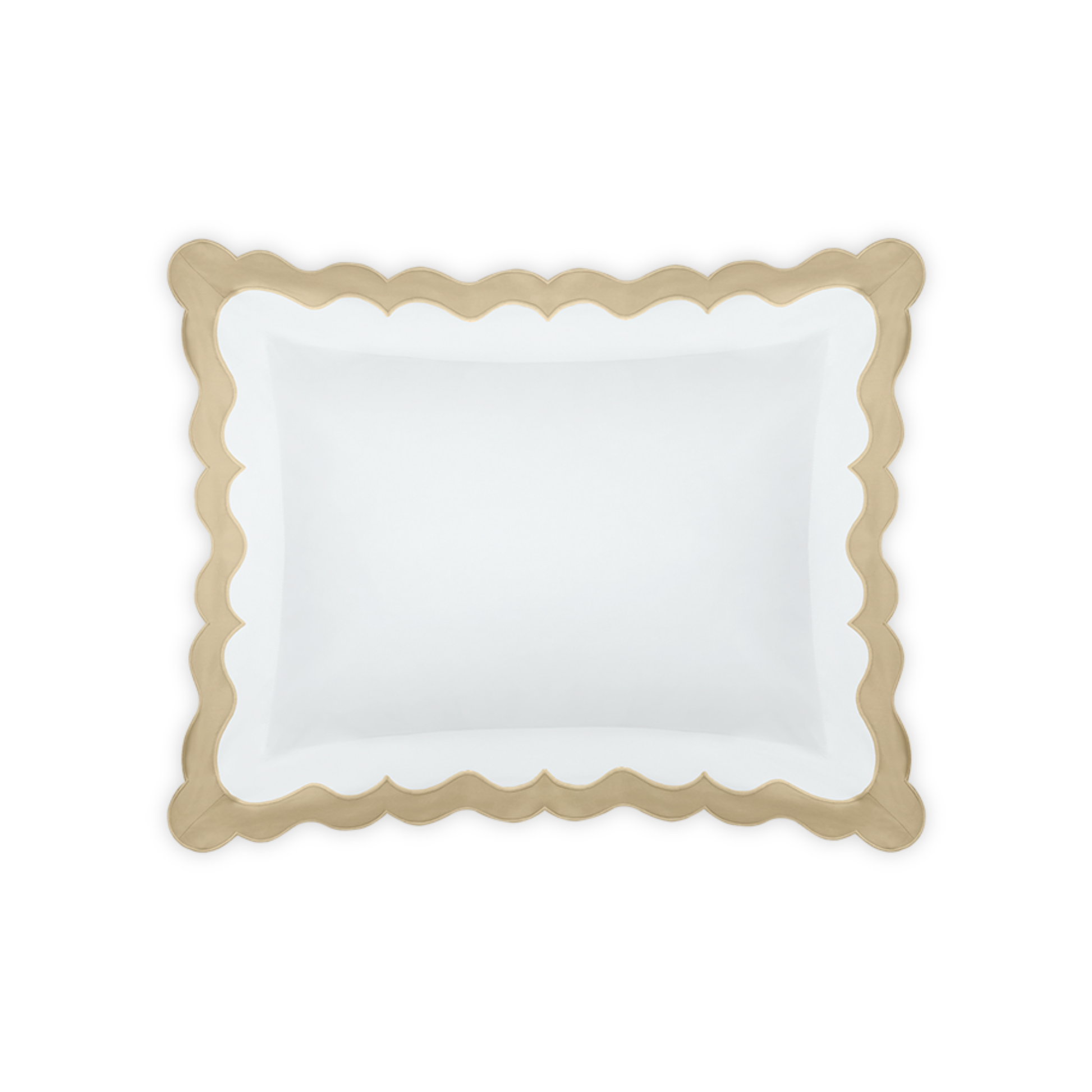 Boudoir Sham of Matouk Lorelei Bedding in Champagne Color