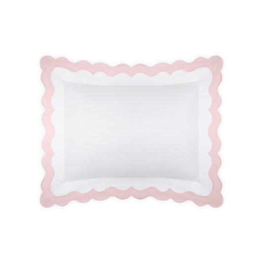 Boudoir Sham of Matouk Lorelei Bedding in Pink Color