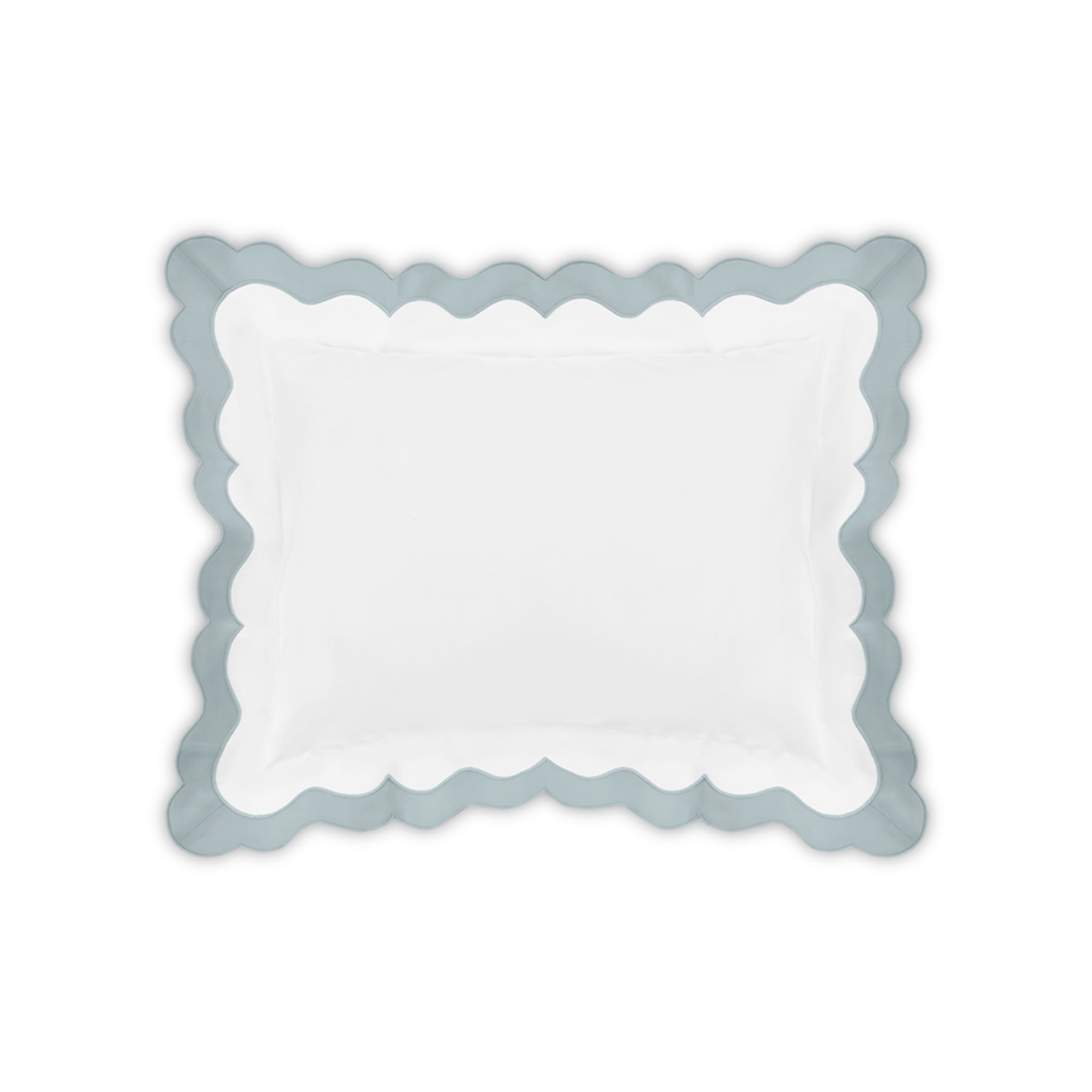 Boudoir Sham of Matouk Lorelei Bedding in Pool Color