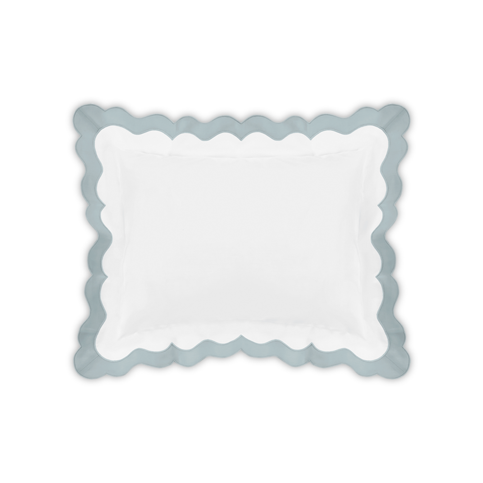 Boudoir Sham of Matouk Lorelei Bedding in Pool Color