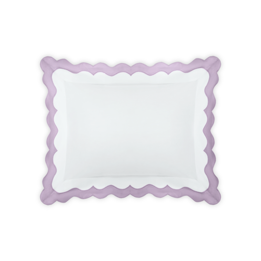 Boudoir Sham of Matouk Lorelei Bedding in Violet Color