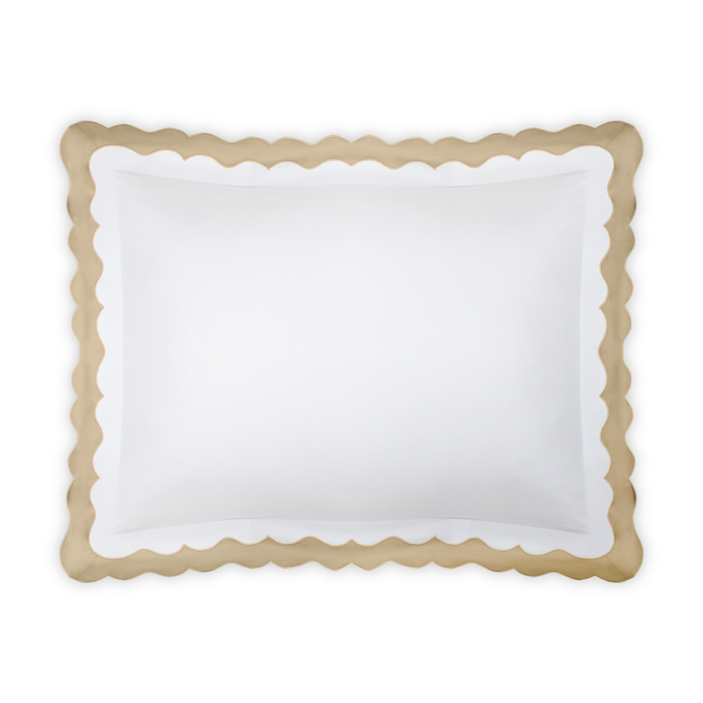 Sham of Matouk Lorelei Bedding in Champagne Color