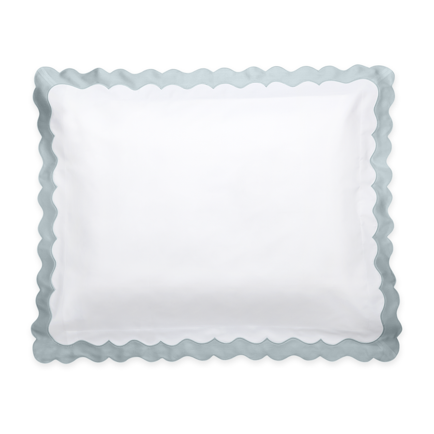 Sham of Matouk Lorelei Bedding in Pool Color