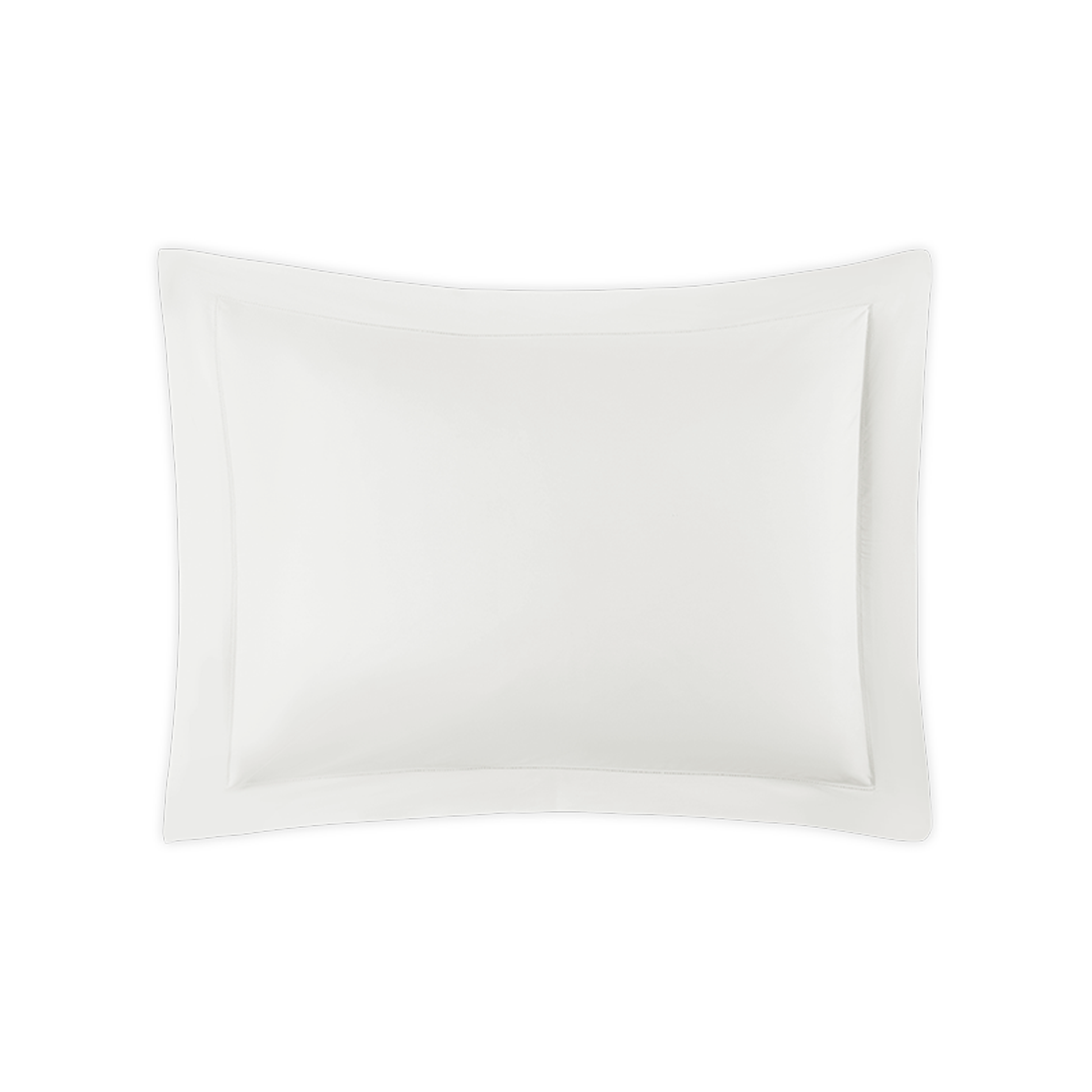 Boudoir Sham of Matouk Milano Hemstitch Bedding in Color Bone