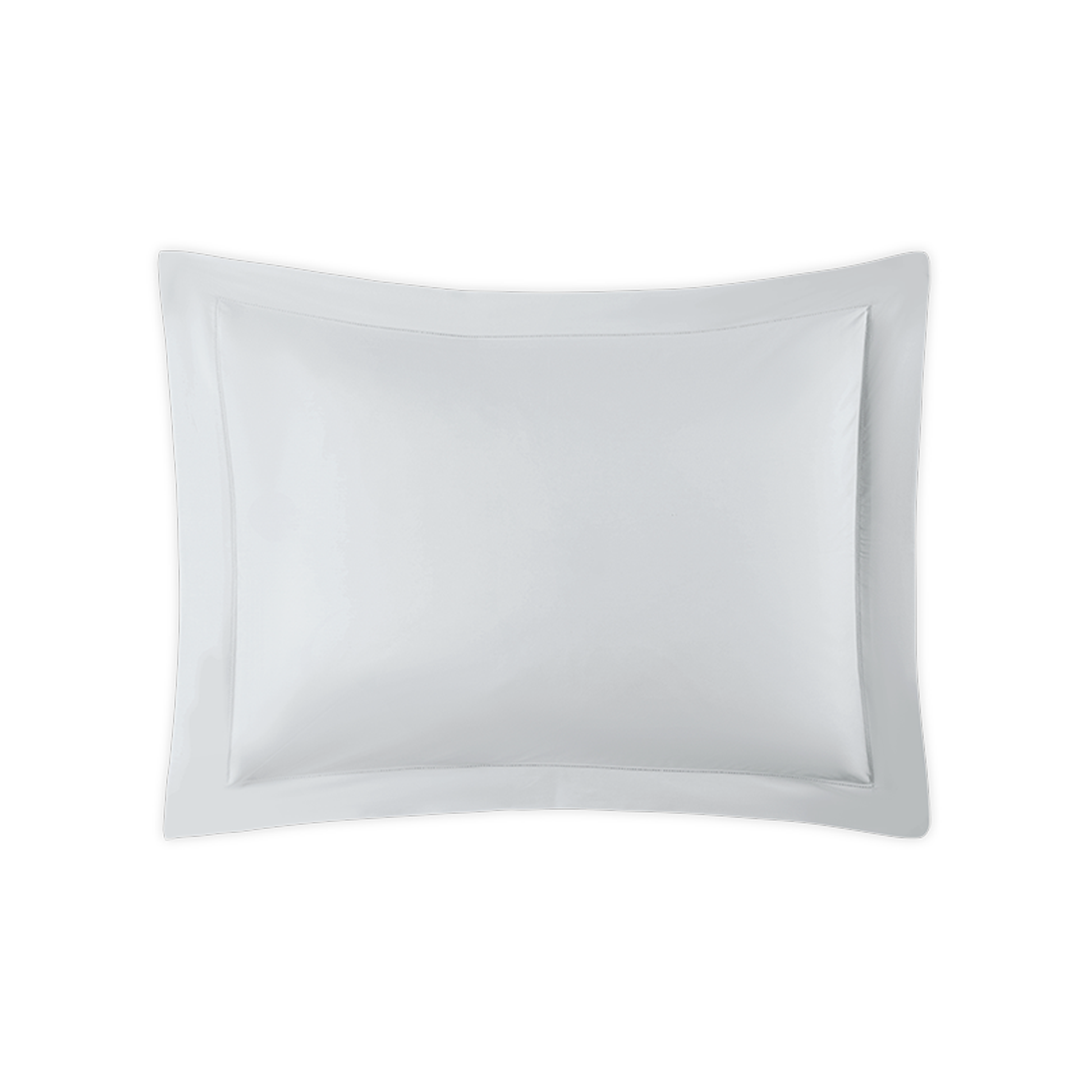 Boudoir Sham of Matouk Milano Hemstitch Bedding in Color Dove