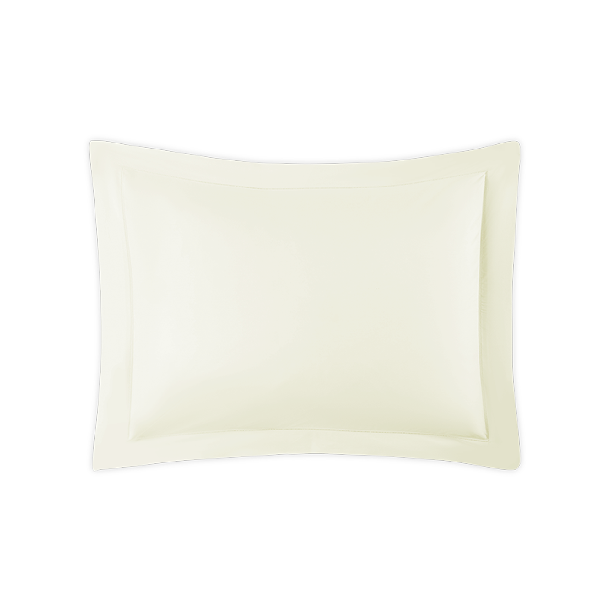 Boudoir Sham of Matouk Milano Hemstitch Bedding in Color Ivory