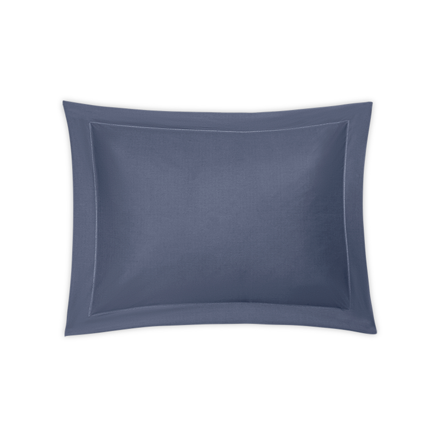 Boudoir Sham of Matouk Milano Hemstitch Bedding in Color Steel Blue
