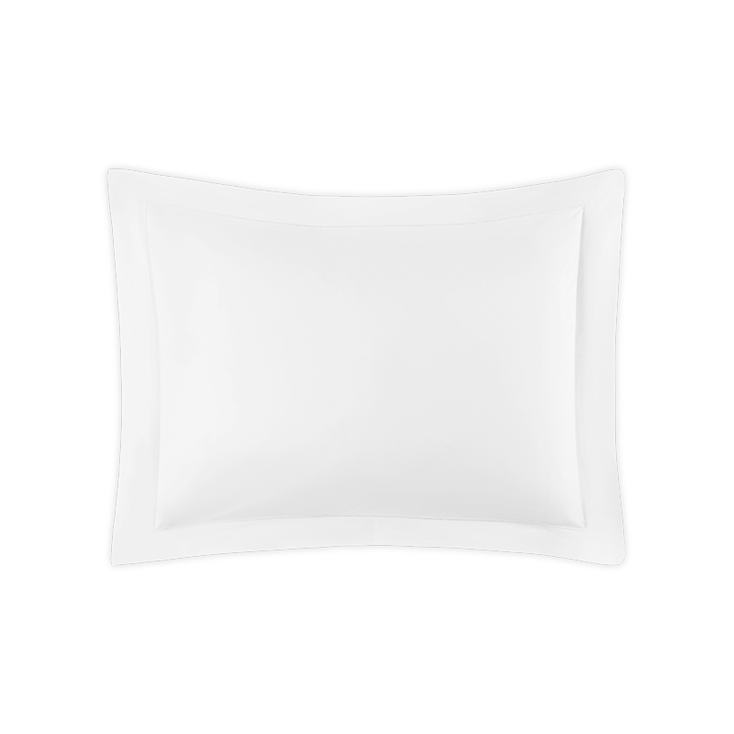 Boudoir Sham of Matouk Milano Hemstitch Bedding in Color White