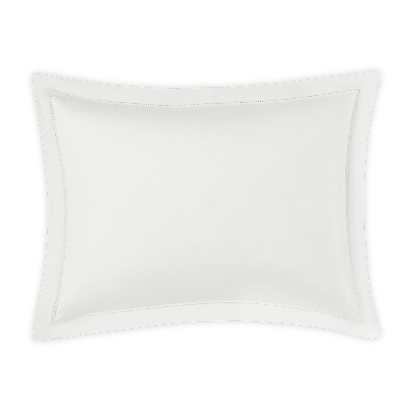 Sham of Matouk Milano Hemstitch Bedding in Color Bone