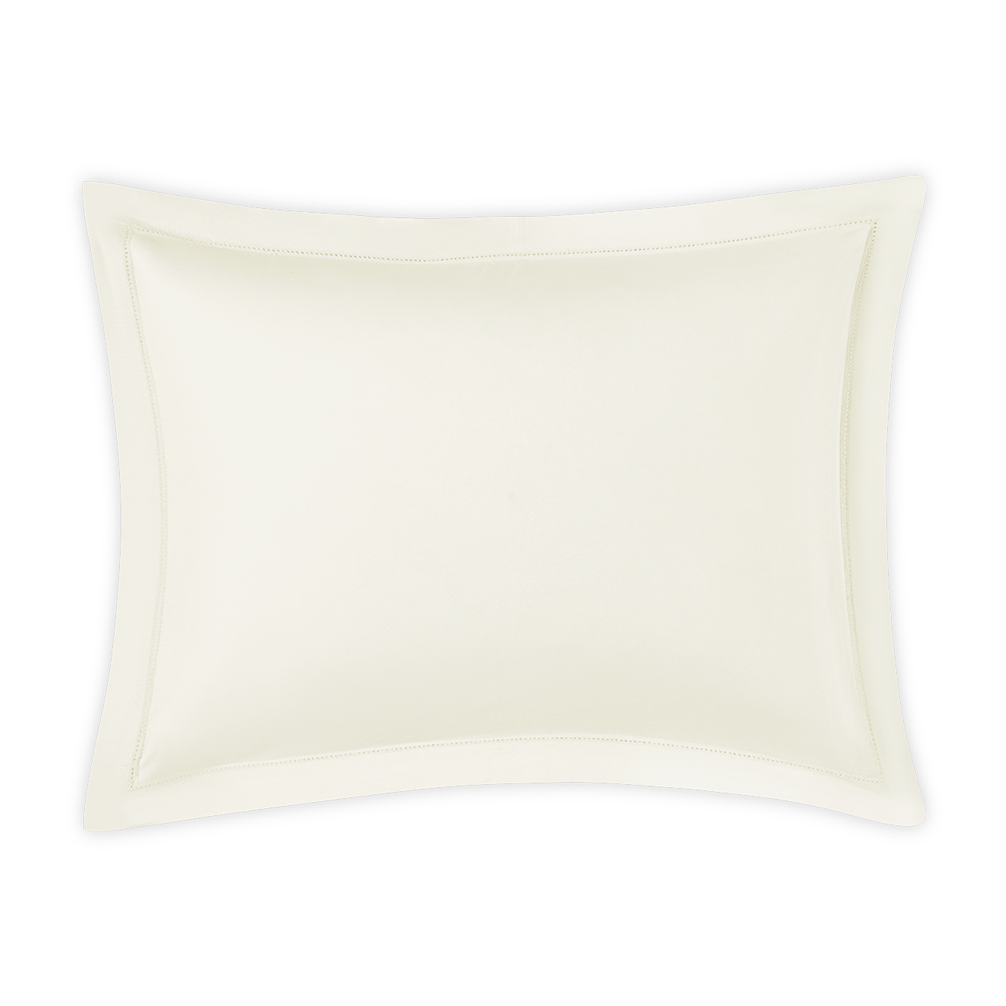 Sham of Matouk Milano Hemstitch Bedding in Color Ivory