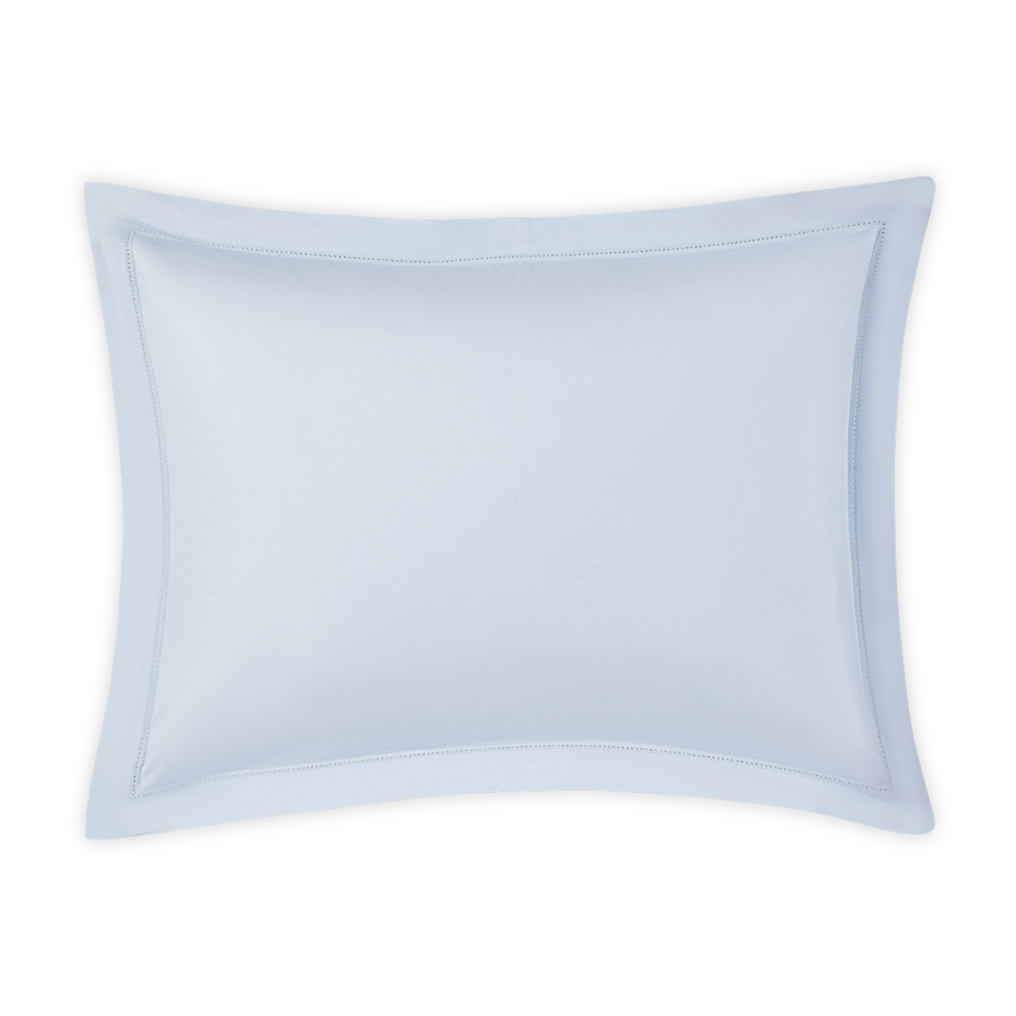 Sham of Matouk Milano Hemstitch Bedding in Color Sky