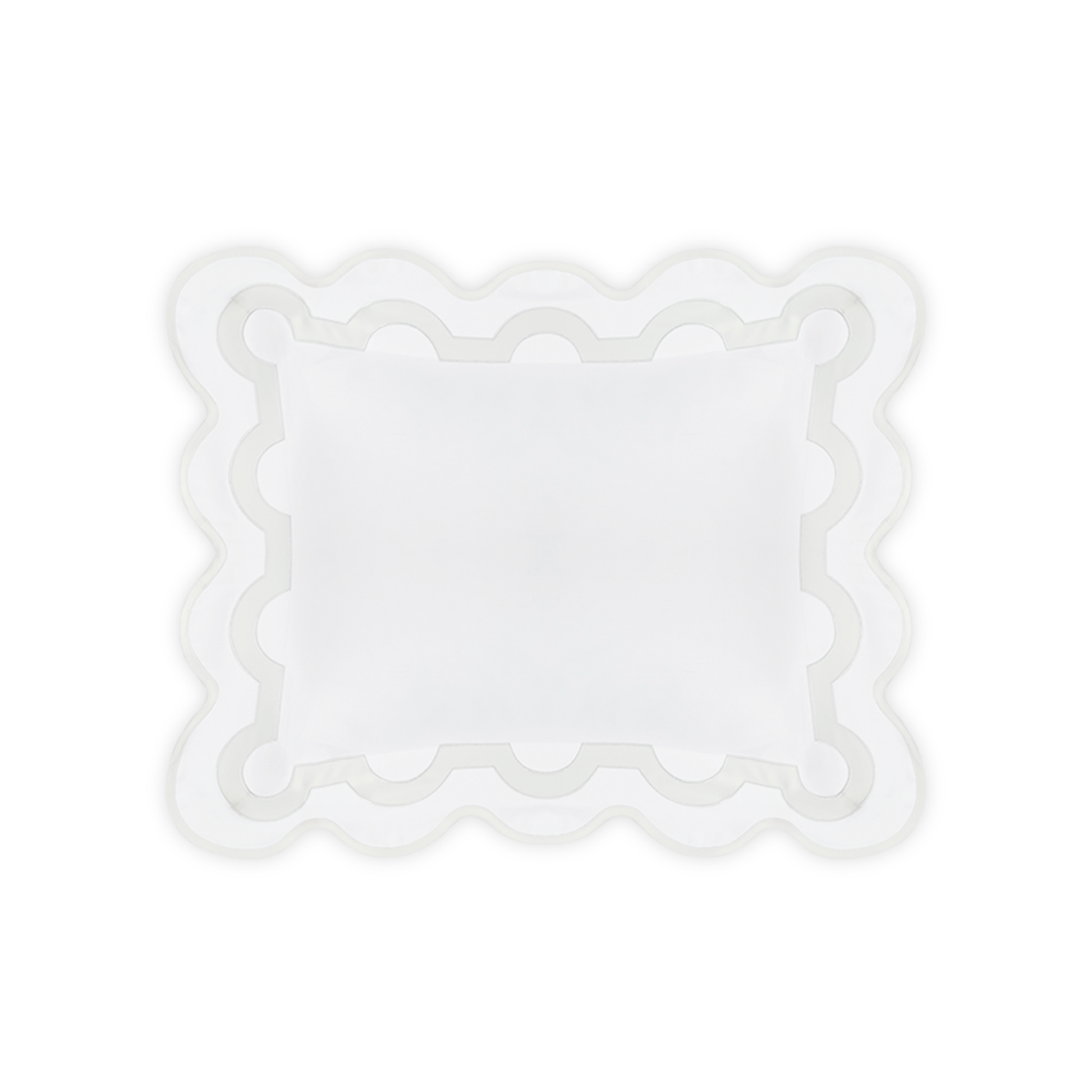 Boudoir Sham of Matouk Mirasol Collection in Bone Color