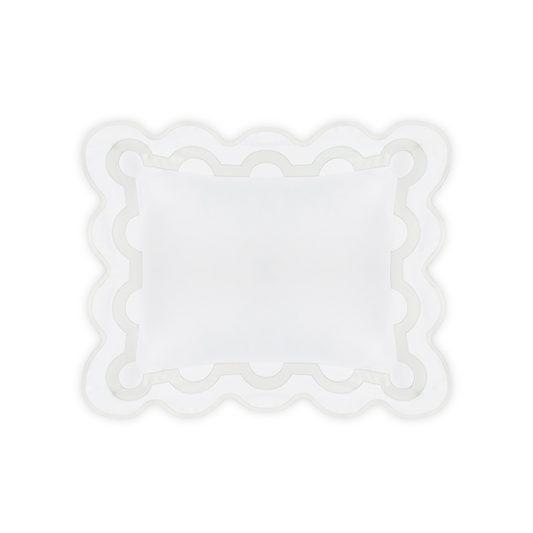 Boudoir Sham of Matouk Mirasol Collection in Bone Color