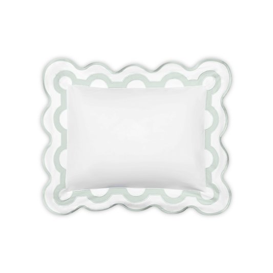 Boudoir Sham of Matouk Mirasol Collection in Opal Color