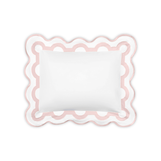 Boudoir Sham of Matouk Mirasol Collection in Pink Color