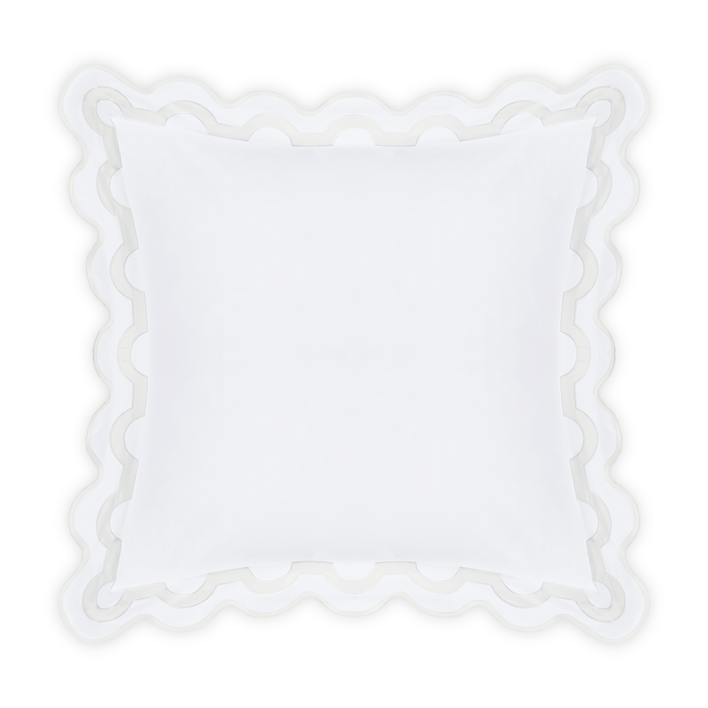 Euro Sham of Matouk Mirasol Collection in Bone Color