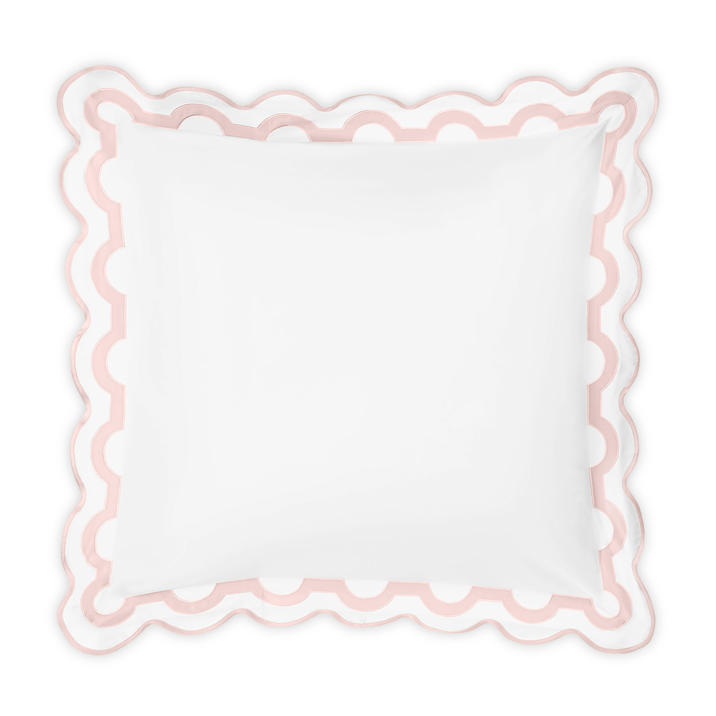 Euro Sham of Matouk Mirasol Collection in Pink Color