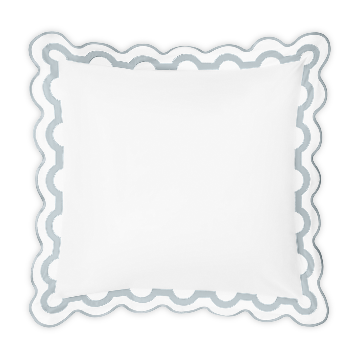 Euro Sham of Matouk Mirasol Collection in Pool Color