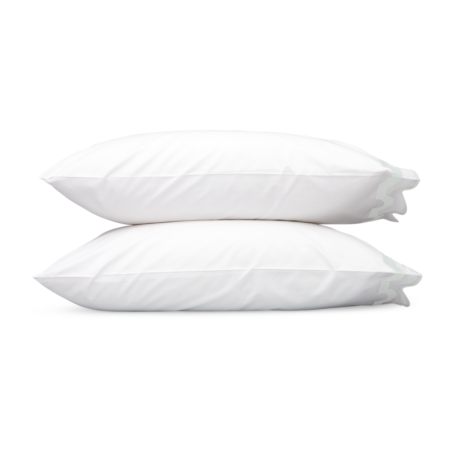 Pillowcase of Matouk Mirasol Collection in Opal Color