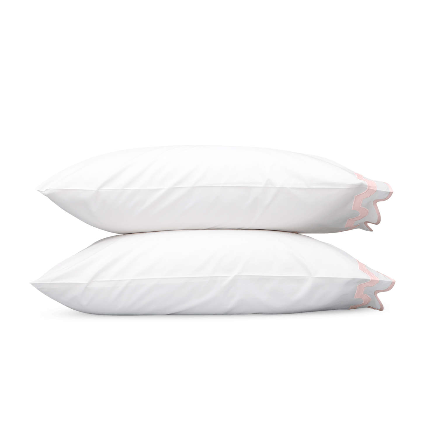 Pillowcase of Matouk Mirasol Collection in Pink Color