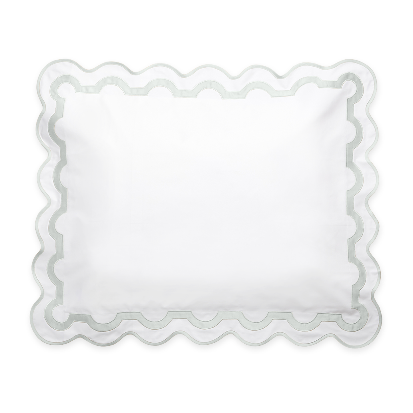 Standard Sham of Matouk Mirasol Collection in Opal Color