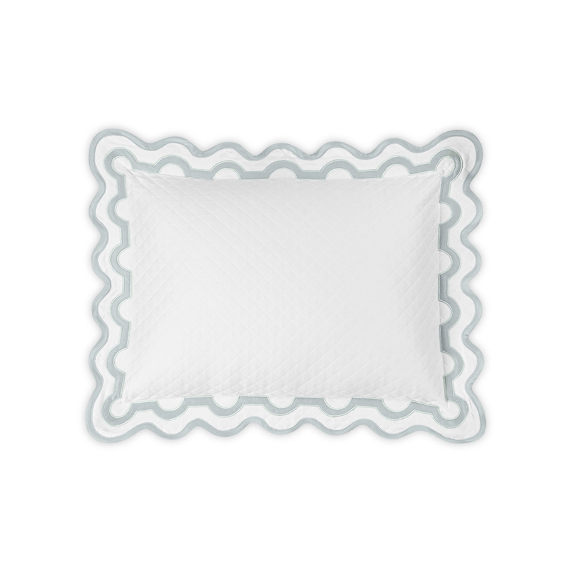 Silo of Matouk Mirasol Matelassé Bedding Boudoir Sham Pool