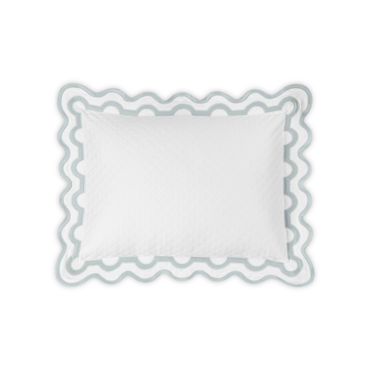 Silo of Matouk Mirasol Matelassé Bedding Boudoir Sham Pool