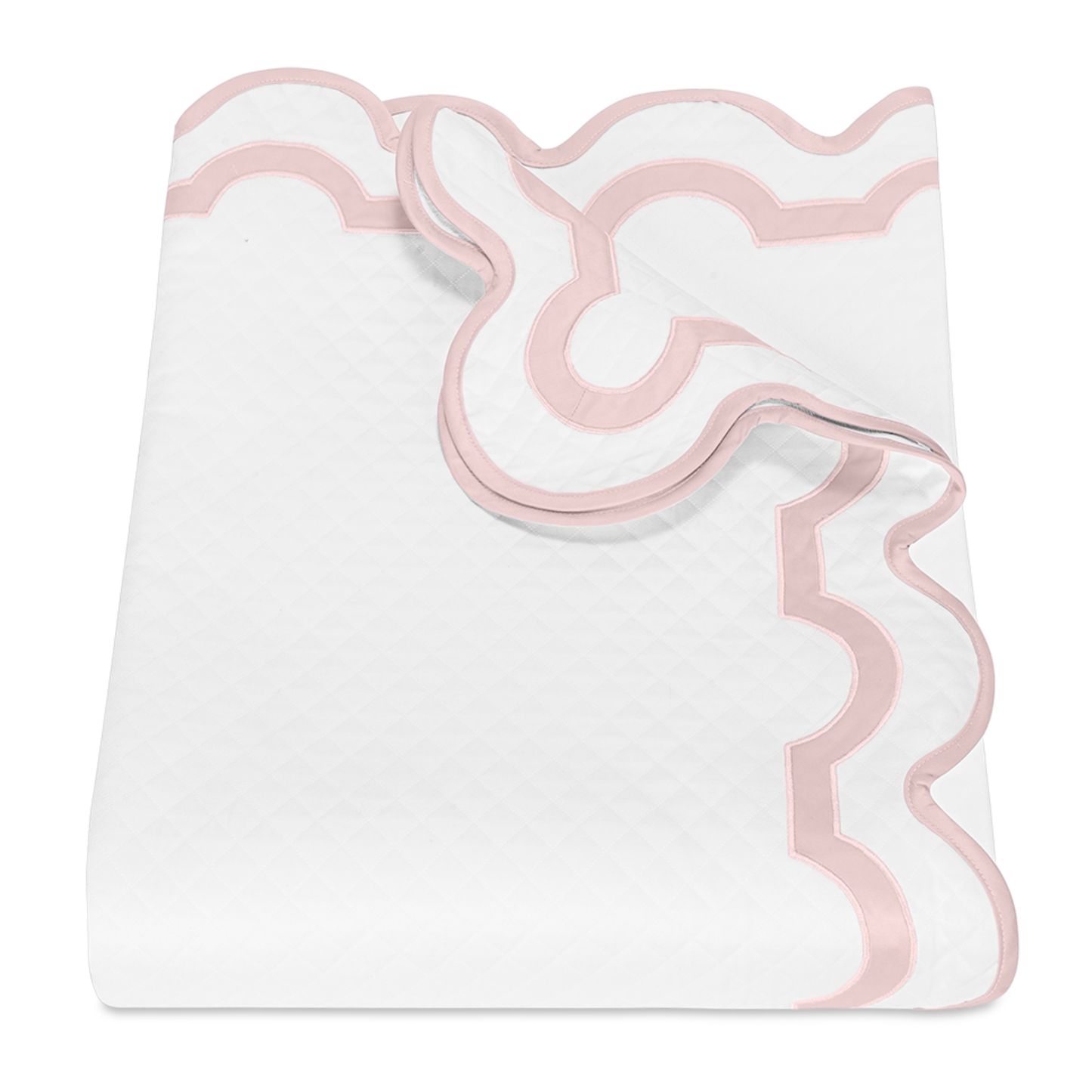 Silo of Matouk Mirasol Matelassé Bedding Coverlet Pink