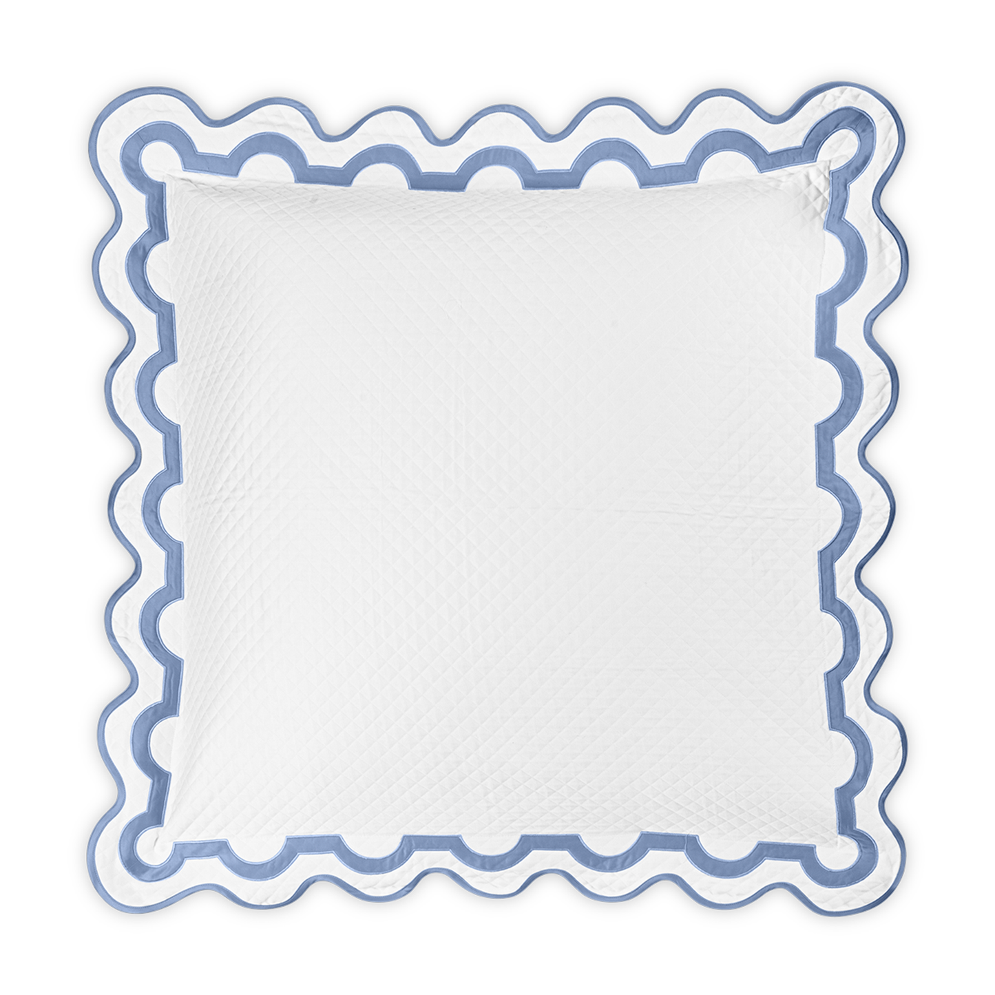 Silo of Matouk Mirasol Matelassé Bedding Euro Sham Azure