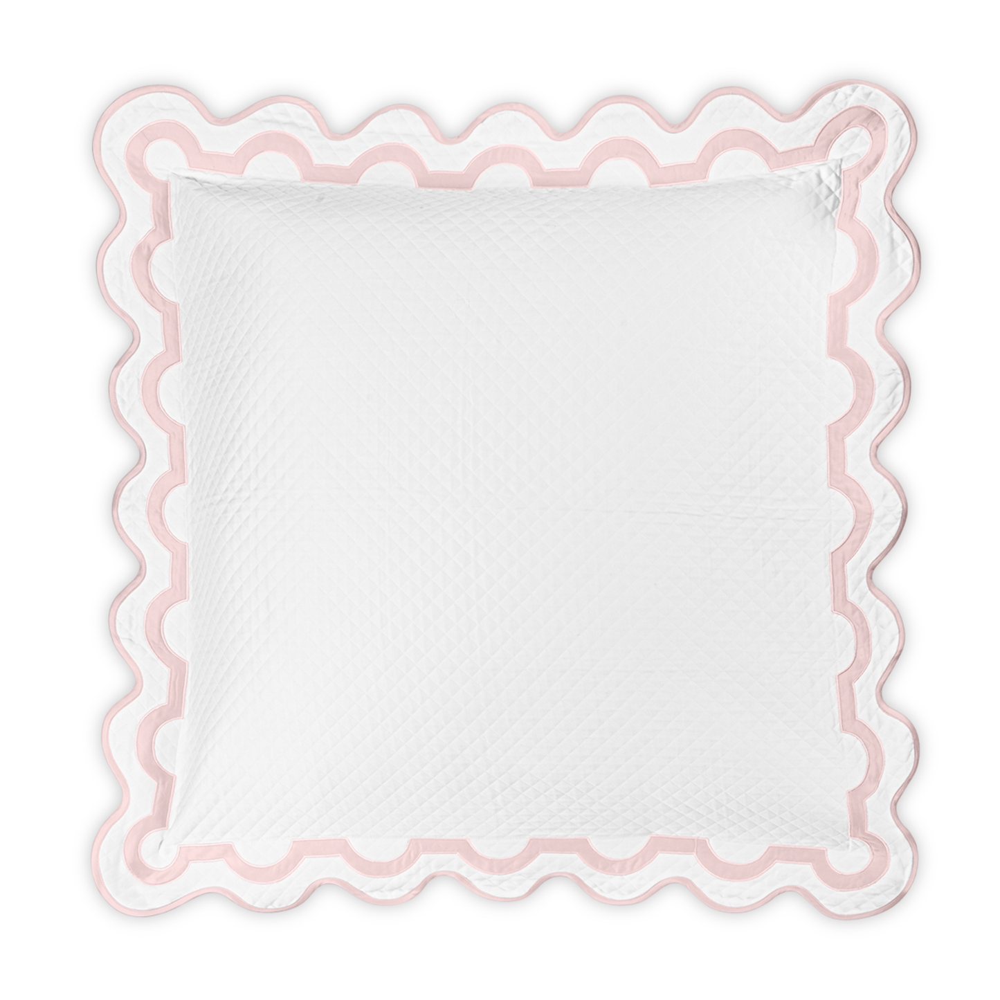 Silo of Matouk Mirasol Matelassé Bedding Euro Sham Pink