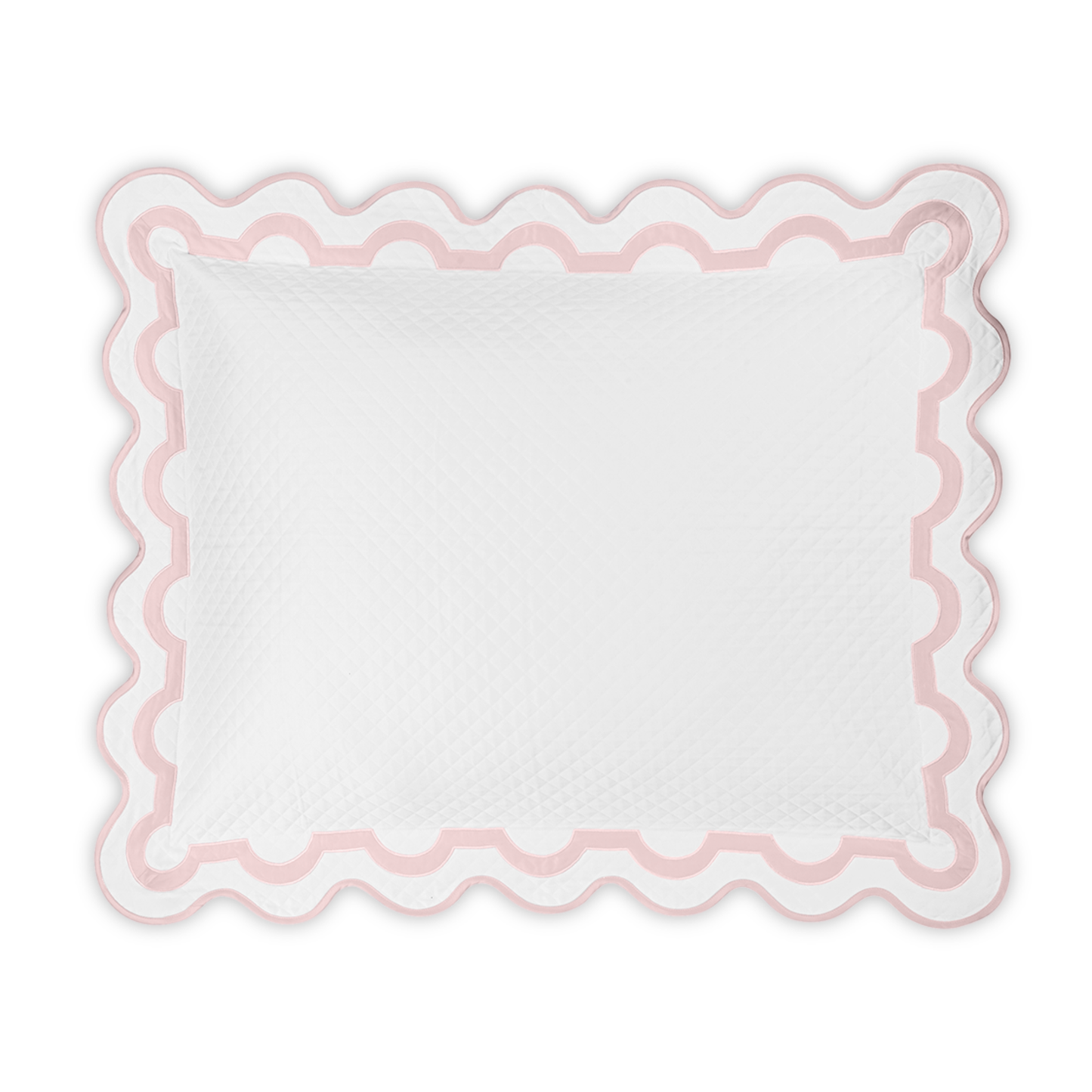 Silo of Matouk Mirasol Matelassé Bedding Sham Pink