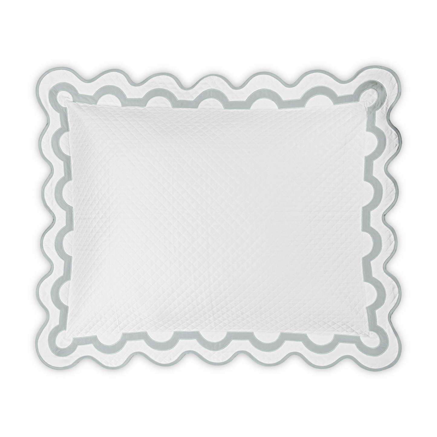 Silo of Matouk Mirasol Matelassé Bedding Sham Pool