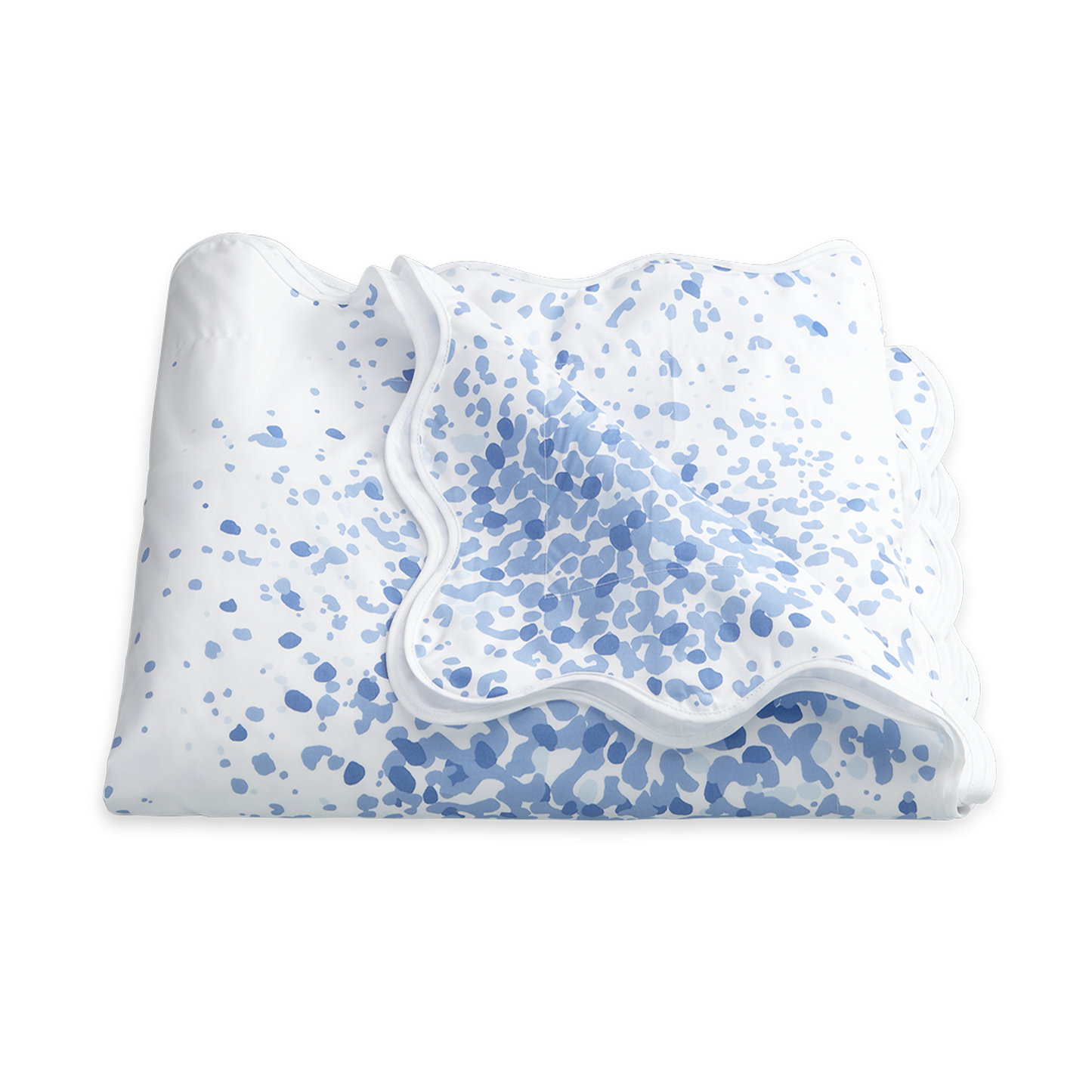 Duvet Cover of Matouk Poppy Bedding in Azure Color