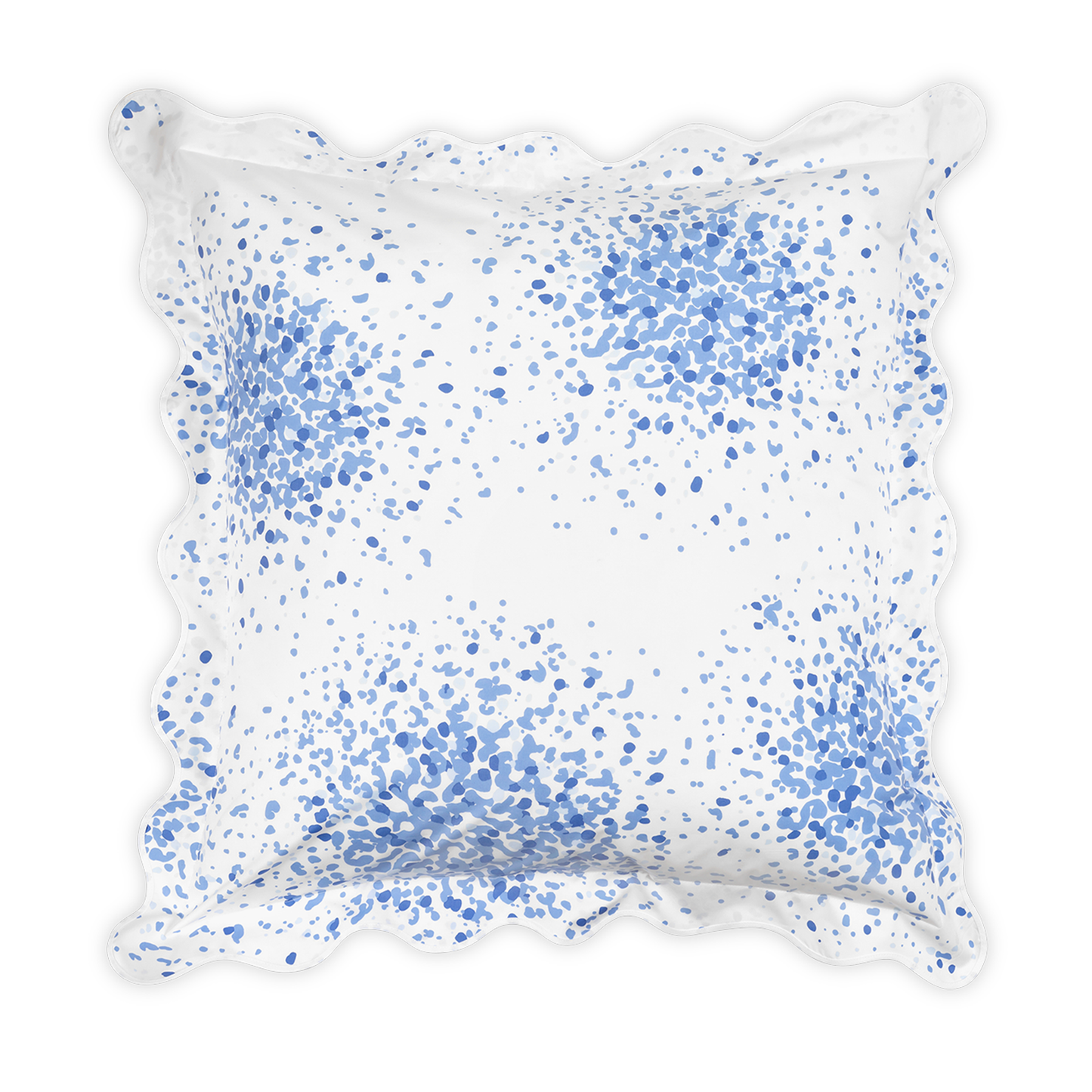 Euro Sham of Matouk Poppy Bedding in Azure Color