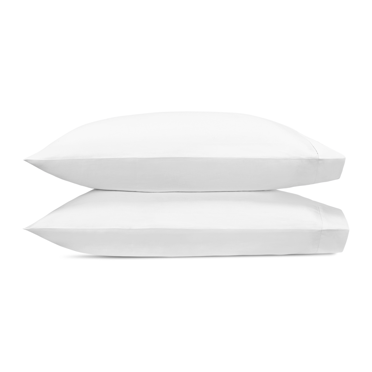 A Pair of Pillowcases of Matouk Roman Hemstitch Bedding Color White