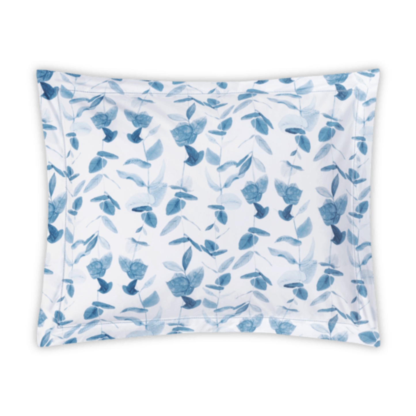 Silo of Standard Sham of Matouk Schumacher Antonia Bedding in Hazy Blue Color