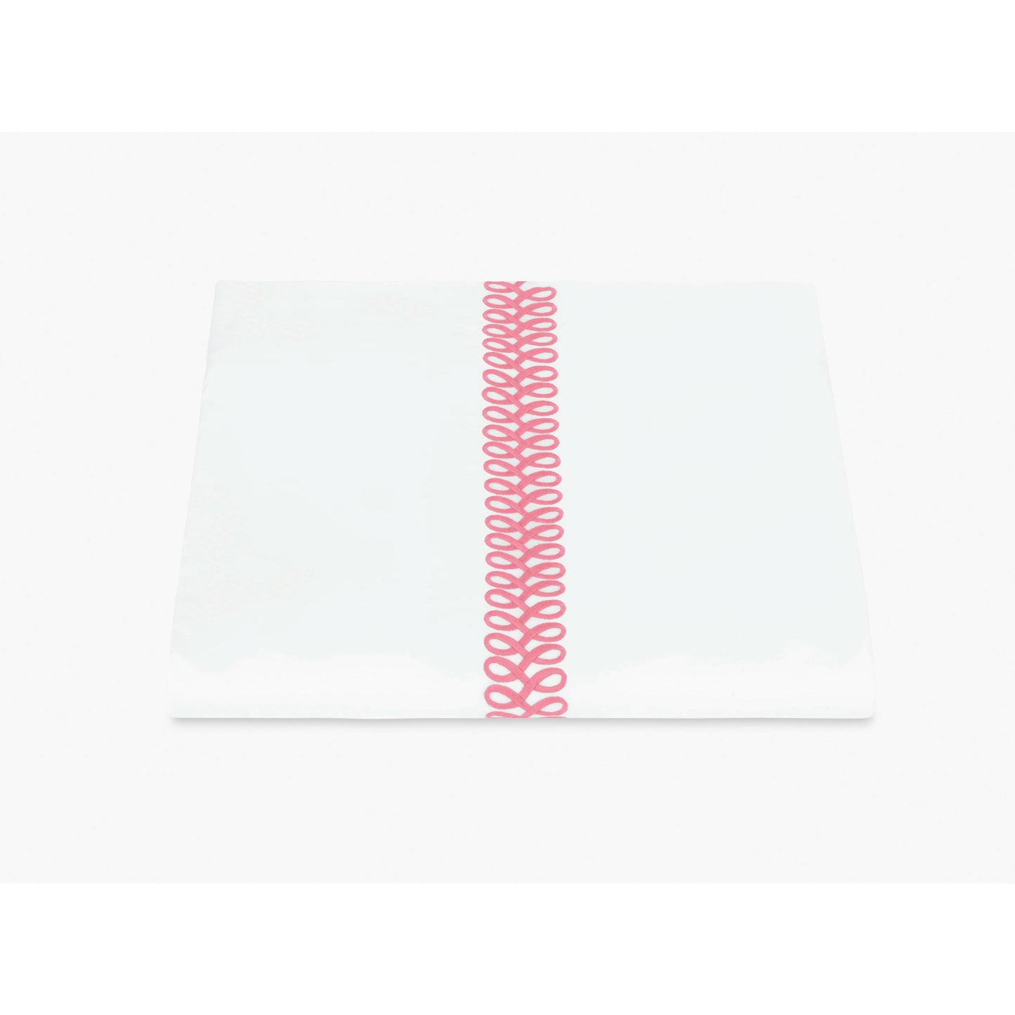 Matouk Schumacher Astor Braid Bedding Duvet Cover Peony Fine Linens