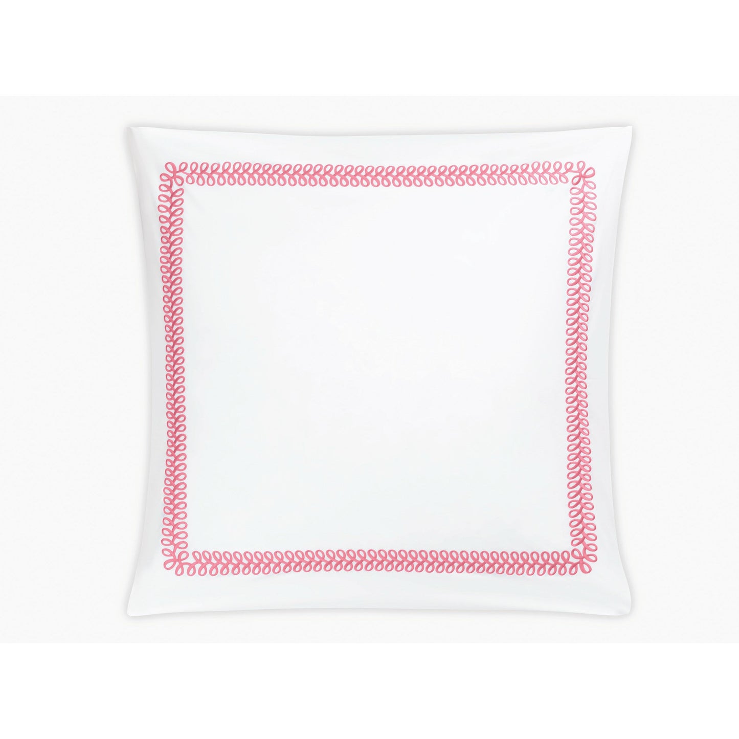 Matouk Schumacher Astor Braid Bedding Euro Sham Peony Fine Linens